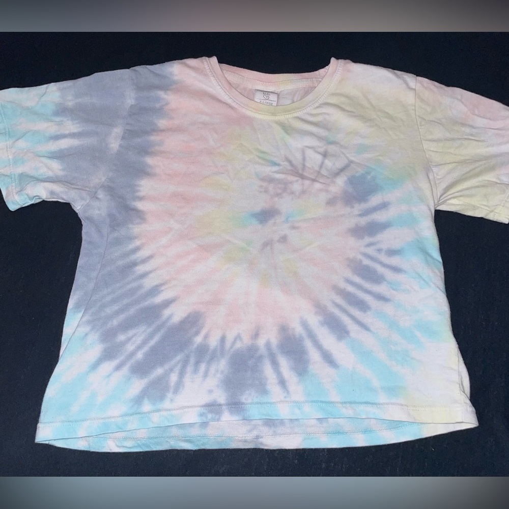 Dreamsicle Tie dye girls shirt